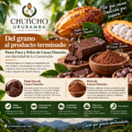 Del grano al producto terminado: Pasta Pura y Polvo de Cacao Chuncho con identidad de La Convención